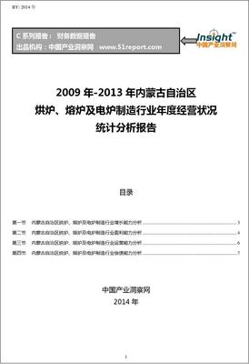 2009-2013年內(nèi)蒙古自治區(qū)烘爐、熔爐及電爐制造行業(yè)經(jīng)營(yíng)狀況分析年報(bào)