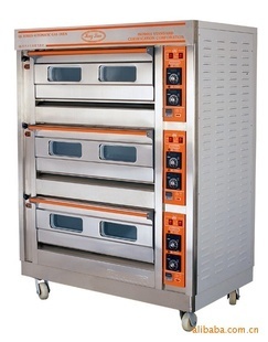 食品烘焙設備-QL-6 三層六盆盤燃氣烘爐局爐烤箱烤爐Gas oven-食品烘焙.